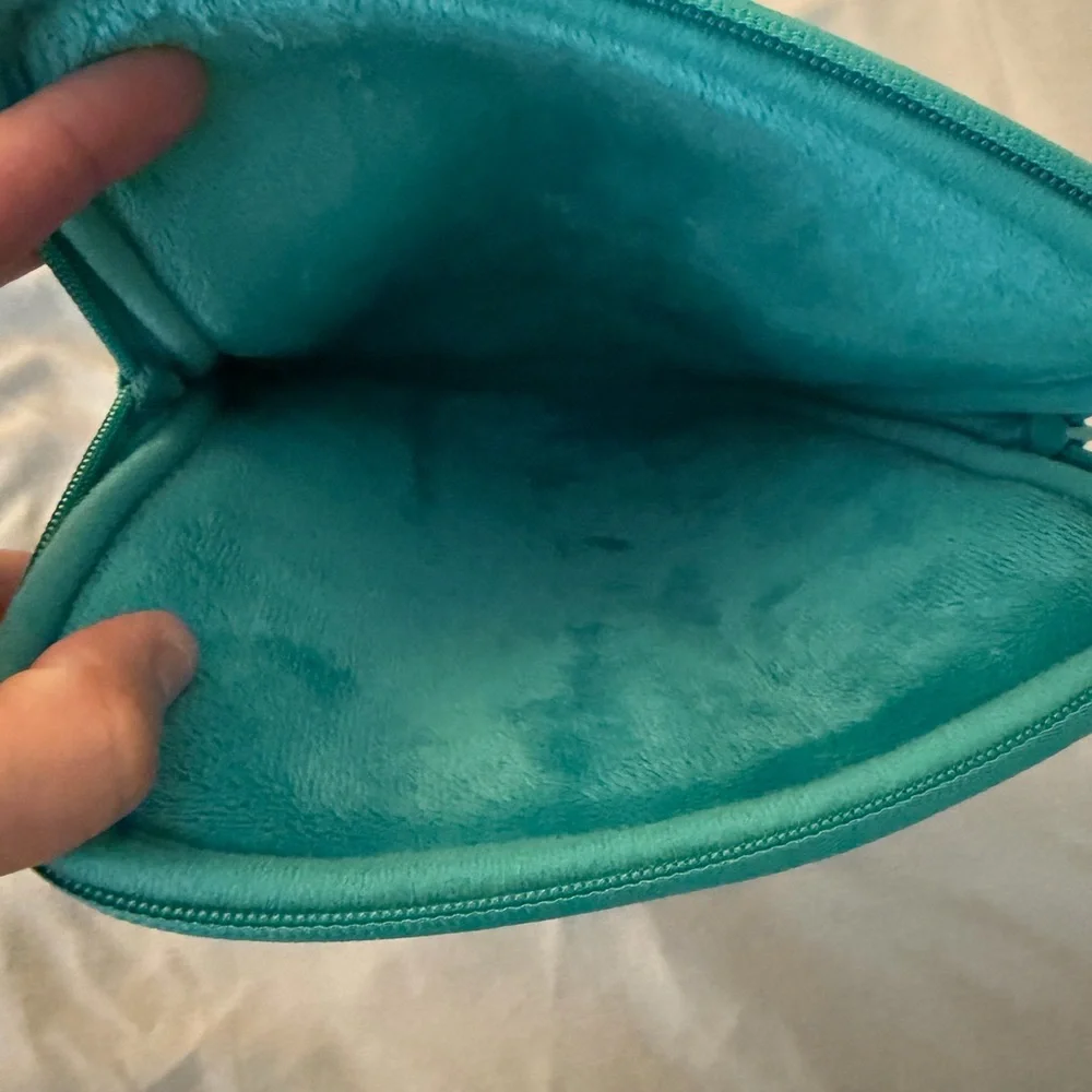 Marc by Marc Jacobs Teal Embossed Logo Tablet Sleeve with Gold Plaque